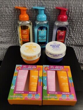 SPA Therapy Kids Bath & Body Gift Set - Orange, Blue, Red, Purple, White